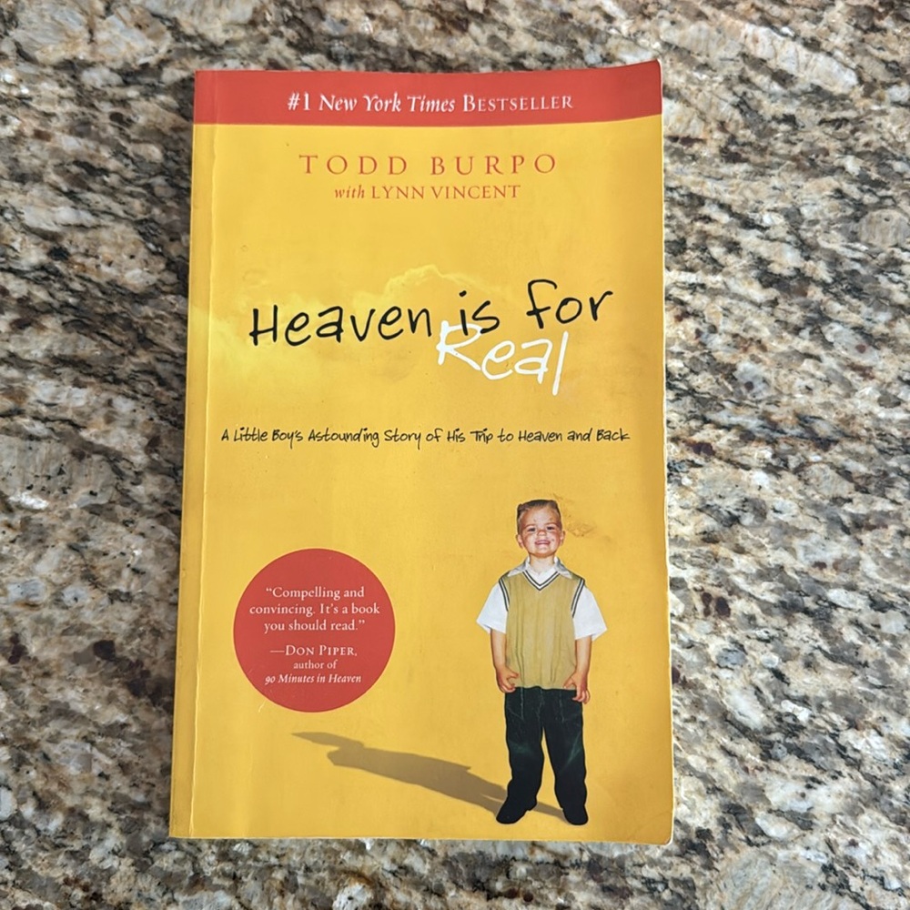 Heaven is for Real Book by Todd Burpo